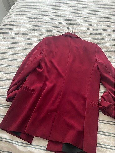m Beden bordo Renk Bershka blazer ceket