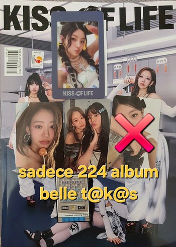 KISS OF LIFE 224 album pc SADECE T@K@S