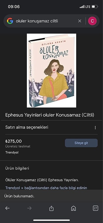 ciltli kitap ölüler konuşamaz
