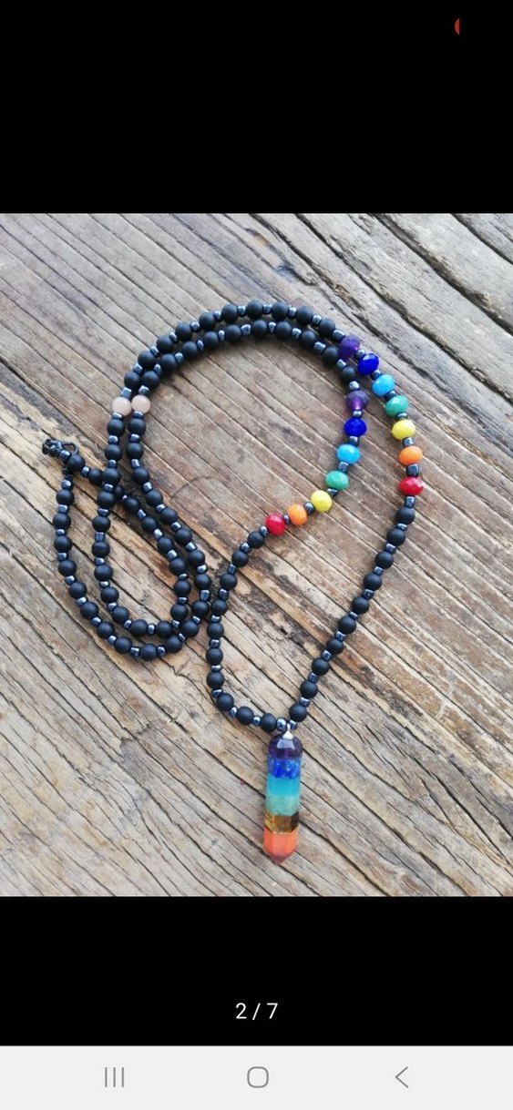 Çakra kolye uzun - Görsel 2