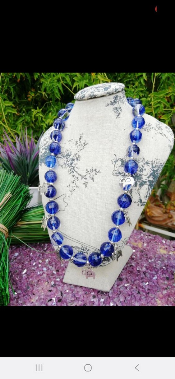 Kuvars kolye 14 mm - Görsel 2