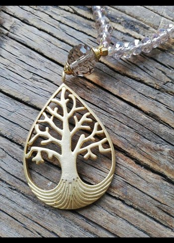 Kristal uzun kolye - Görsel 2