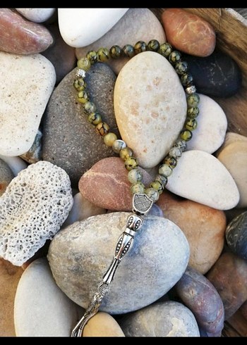 8 mm Damarlı Akik tesbih - Görsel 2