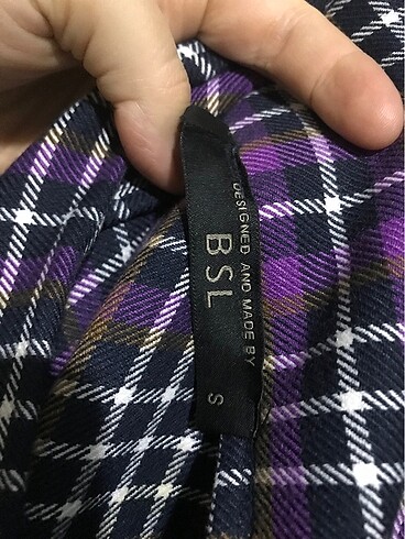 36 Beden Bsl marka midi ekose etek