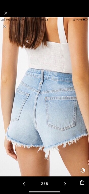 Bershka Bershka kot şort