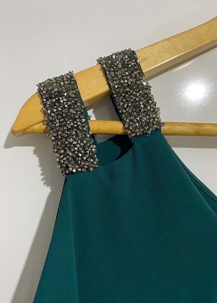 Kusurları örten şık büyük beden abiye - Görsel 2