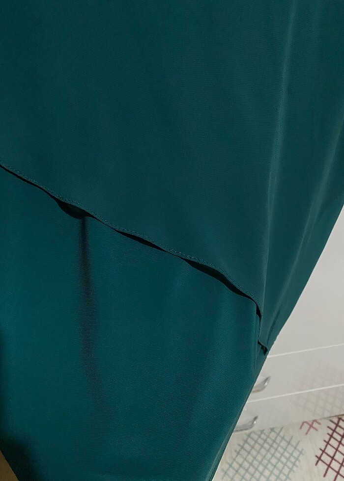 Kusurları örten şık büyük beden abiye - Görsel 5