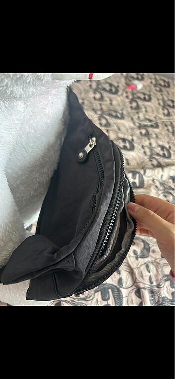  Beden siyah Renk Bel çantası