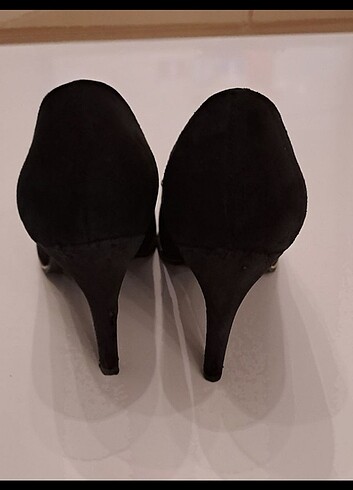 38 Beden siyah Renk Stiletto ayakkabı