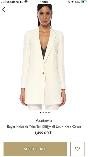 Academia blazer ceket