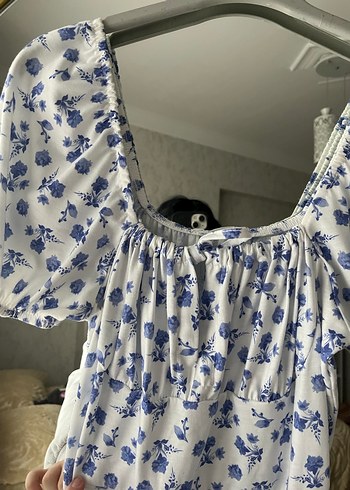 Bohem Stil Midi Pamuklu Elbise - Görsel 4