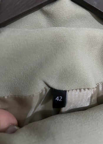 Bej Kadın Blazer Ceket takım - Görsel 4