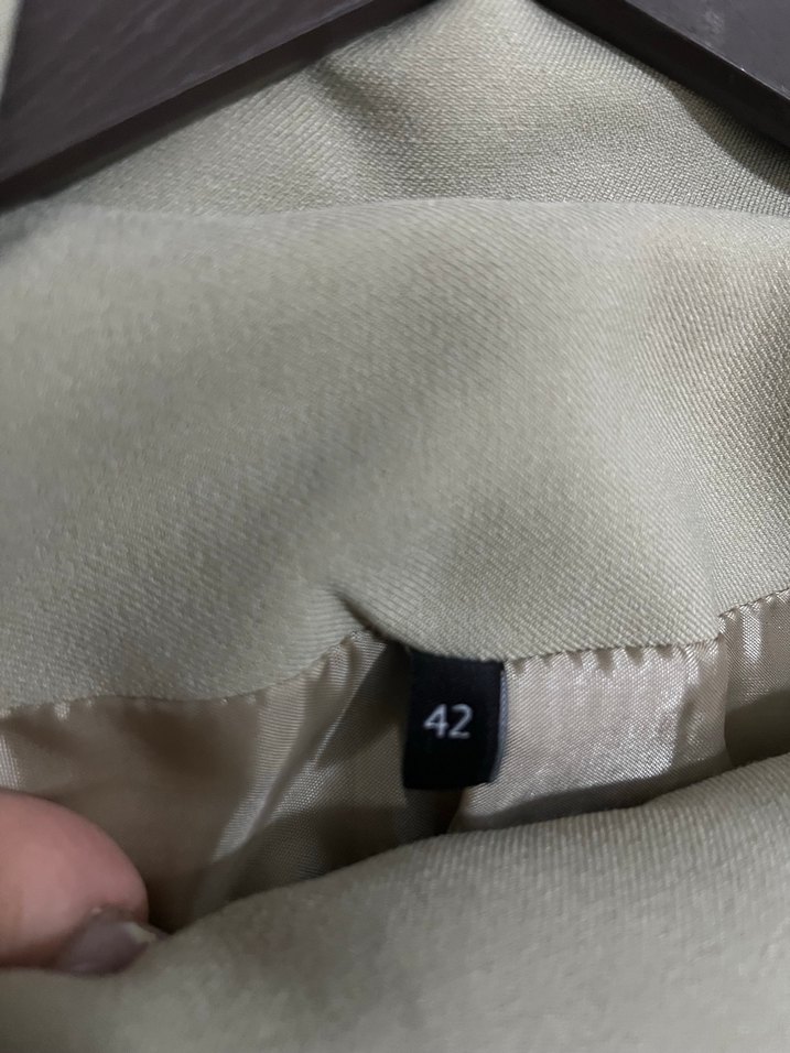 Bej Kadın Blazer Ceket takım - Görsel 4