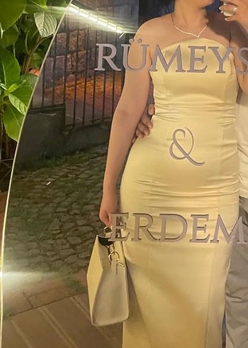 Zara İnce Askılı Beyaz Uzun Elbise - Görsel 4