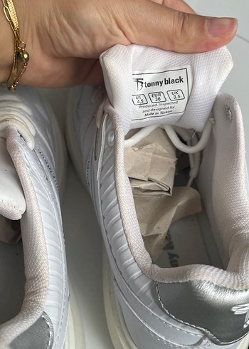 PowerSpeed Beyaz Kadın Platform Spor Ayakkabı - Görsel 4