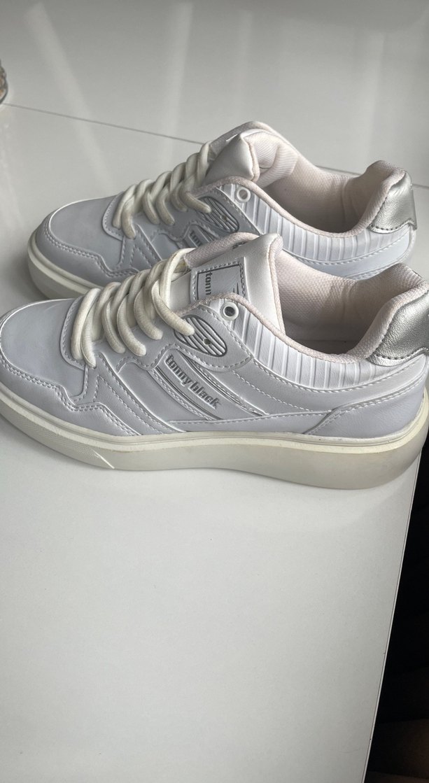 PowerSpeed Beyaz Kadın Platform Spor Ayakkabı - Görsel 3