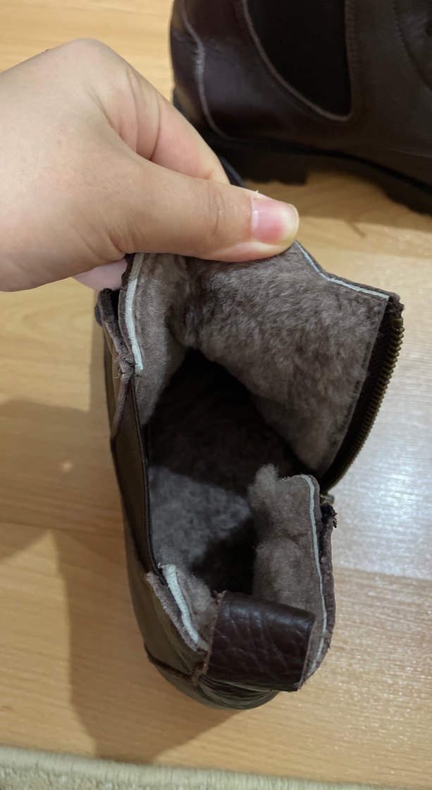 Kahverengi Deri Erkek Botları, Tokalı - Görsel 4