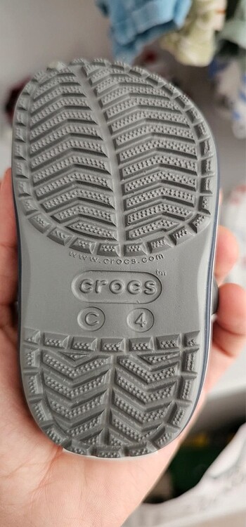 19 Beden gri Renk Crocs terlik