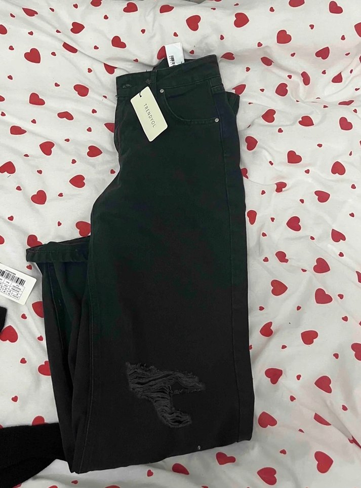 Siyah Regular Fit Midi Kot Pantolon - Görsel 2