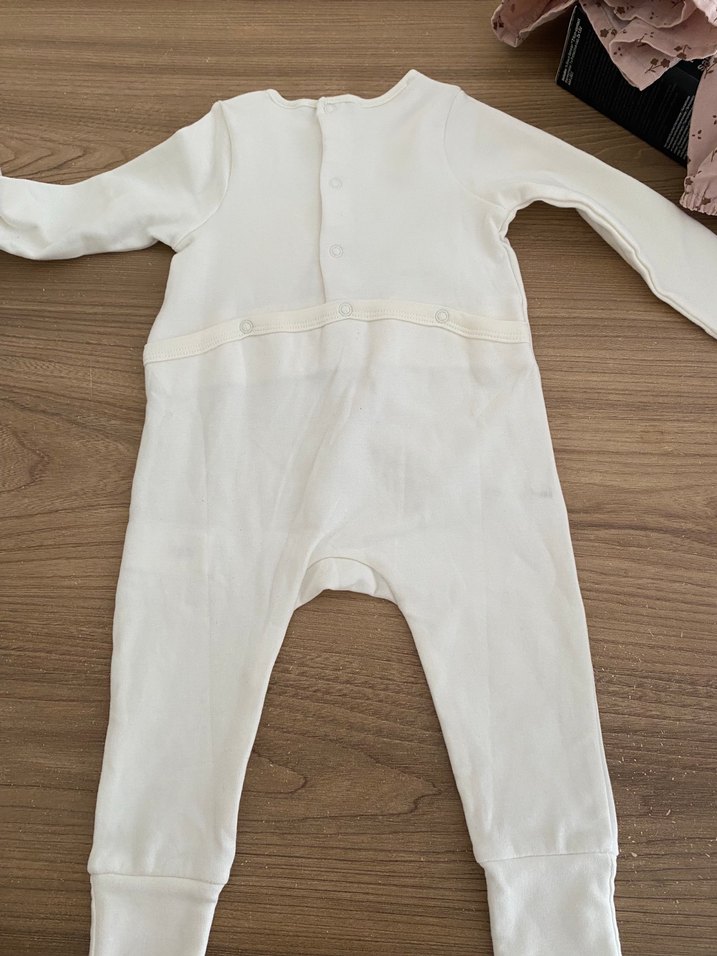 Beyaz Baskılı Bebek Atlet - Görsel 3