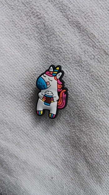 Unicorn crocs charm