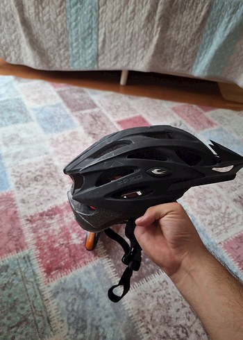 Siyah Desenli Biker Motosiklet Kaskı - Görsel 5