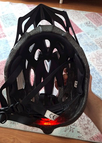 Siyah Desenli Biker Motosiklet Kaskı - Görsel 2