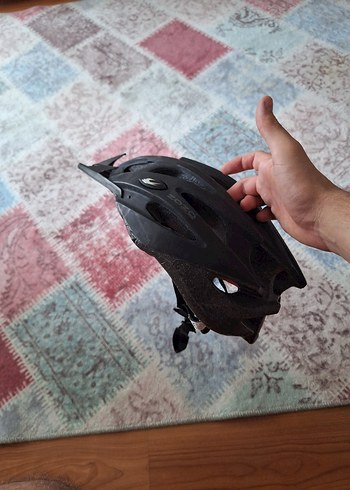 Siyah Desenli Biker Motosiklet Kaskı - Görsel 4