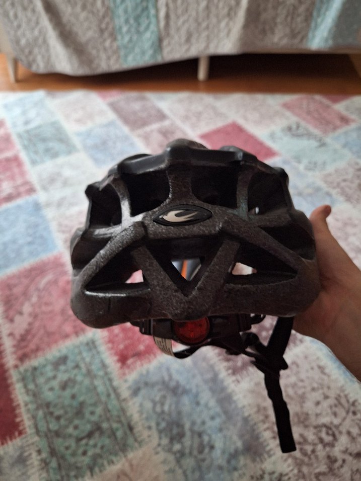 Siyah Desenli Biker Motosiklet Kaskı - Görsel 3