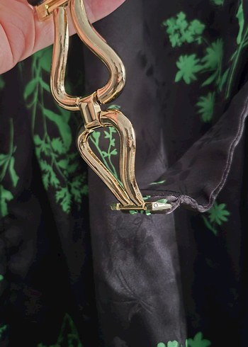 Uzun Kollu, Gevşek Kesim, Desenli Kadın Elbise - Görsel 4