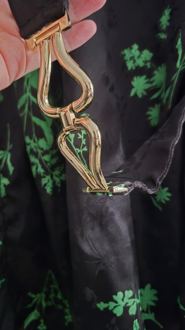 Uzun Kollu, Gevşek Kesim, Desenli Kadın Elbise - Görsel 4