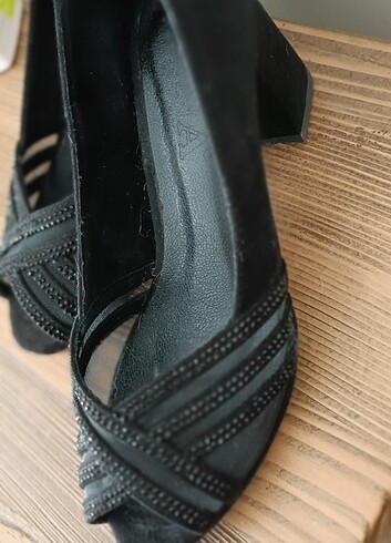 36 Beden siyah Renk Siyah Topuklu ayakkabı 