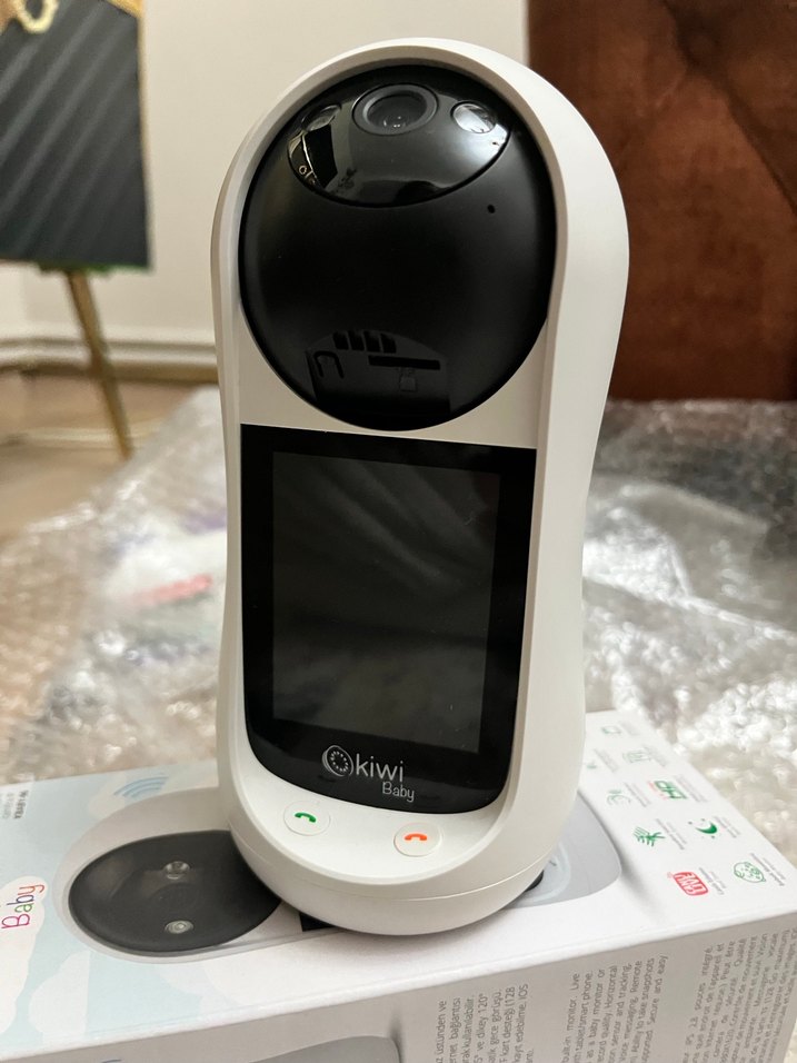 Kiwi Baby Beyaz Bebek Kamerası - Görsel 2