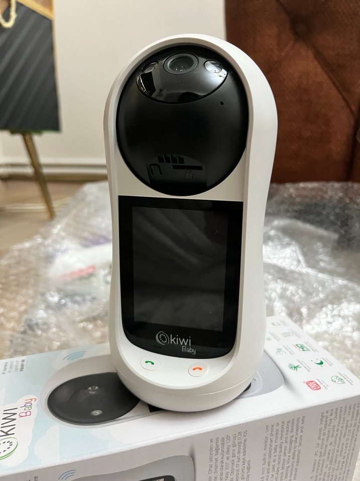 Kiwi Baby Beyaz Bebek Kamerası - Görsel 3