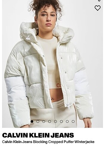 Calvin Klein Jeans cropped puffer 
