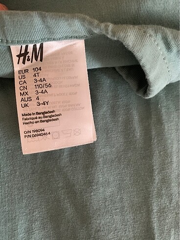 H&M Pijama zıbın HM