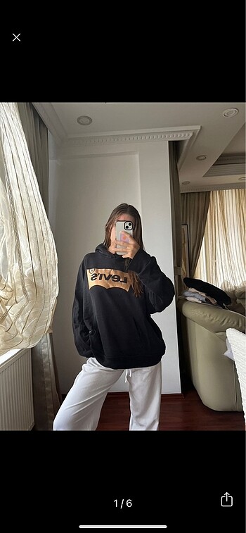 Levis sweat oversizedır