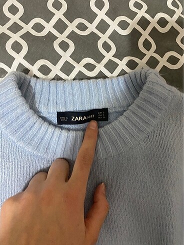 Zara Zara bebe mavisi yumuşacık kazak