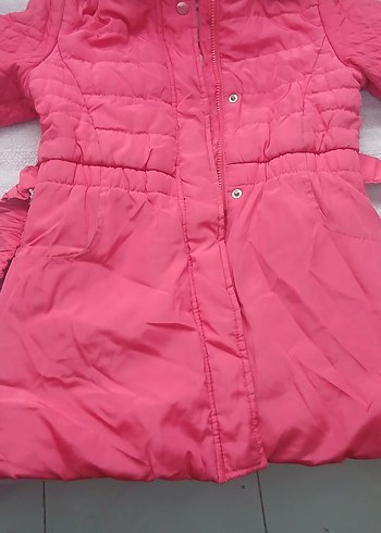 Pembe kız cocuk mont - Görsel 4