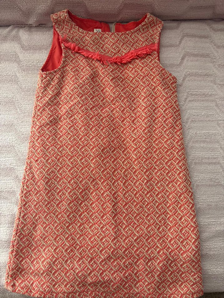 Kolsuz V Yaka Kız Çocuk Elbise - Görsel 2