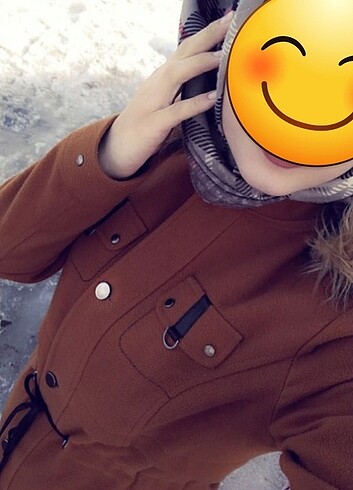 m Beden kahverengi Renk 38 beden kaşe pardesü 