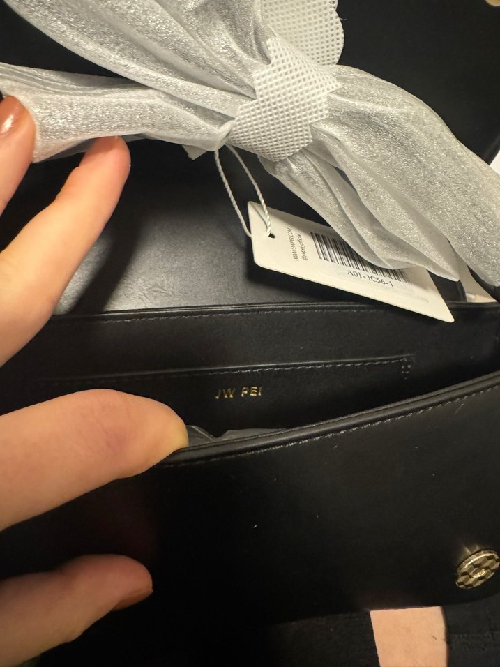 Jw pei siyah deri çanta - Görsel 4