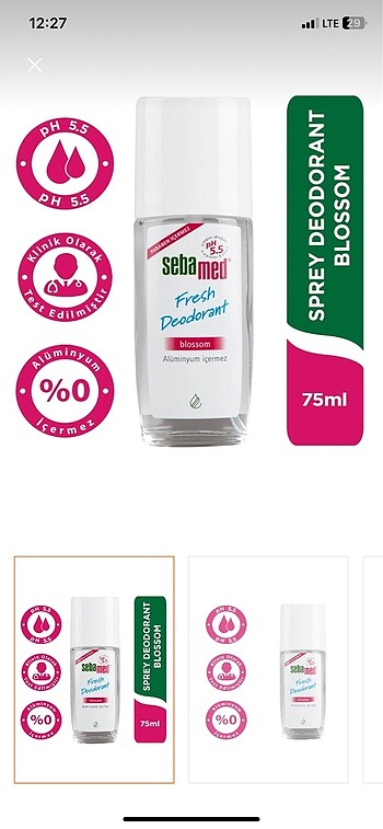 Sebamed deodorant