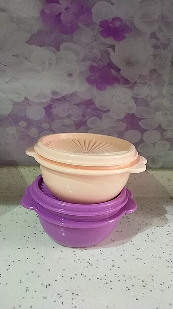  Beden Tupperware yıldız kap 2 li 400 ml