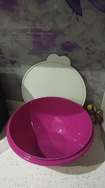 Beden pembe Renk Tupperware harika kap 2,4 lt
