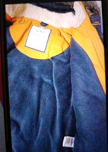 kürklü Kapşonlu erkek çocuk montu - Görsel 3