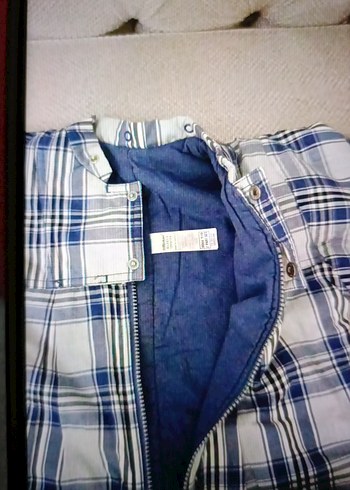 Mavi Kapüşonlu Bebek Tulumu - Görsel 3