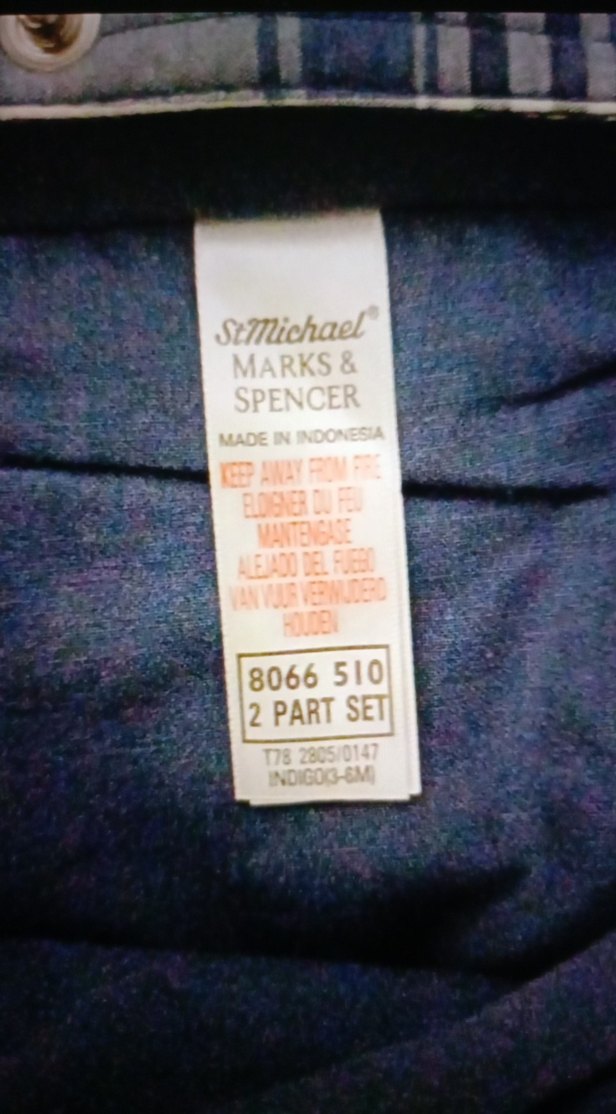 Mavi Kapüşonlu Bebek Tulumu - Görsel 5