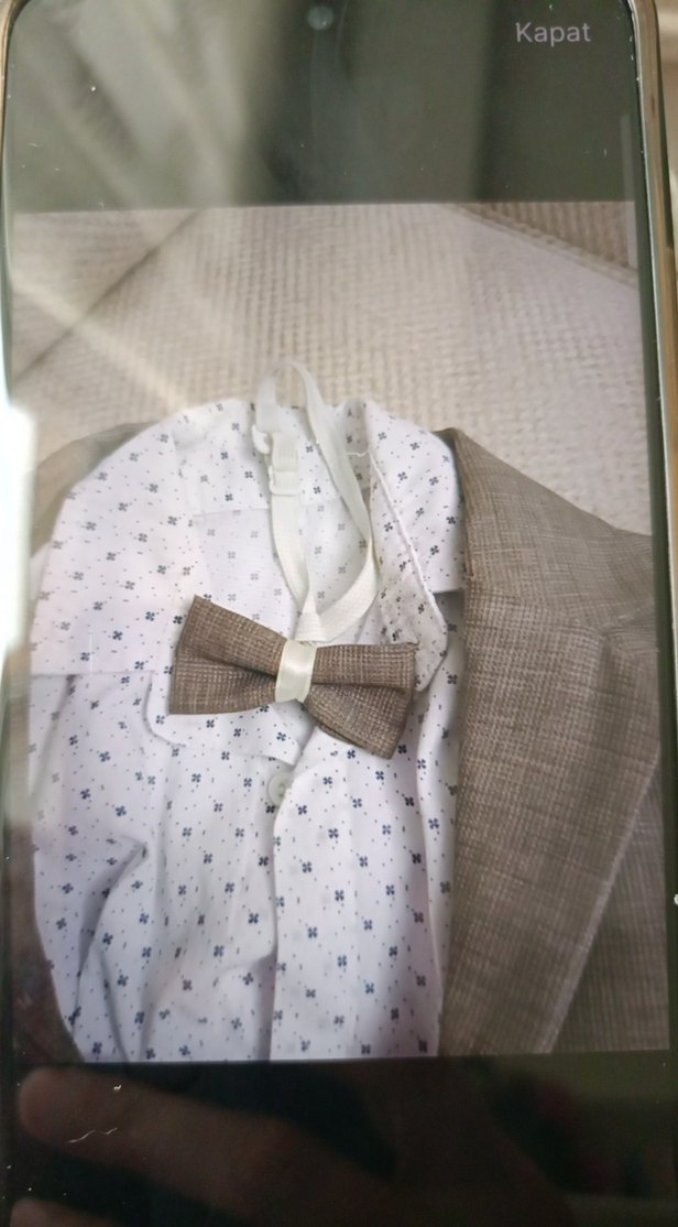 Gri Ceketli Erkek Bebek Kot Takım - Görsel 2