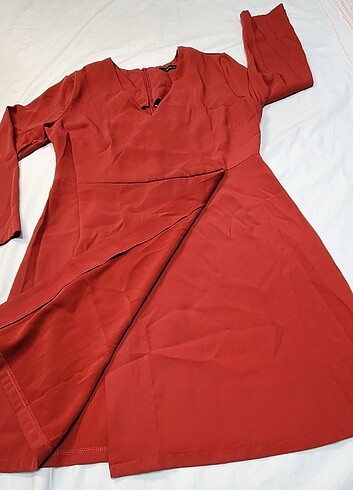 Verev kesimli elbise - Görsel 3